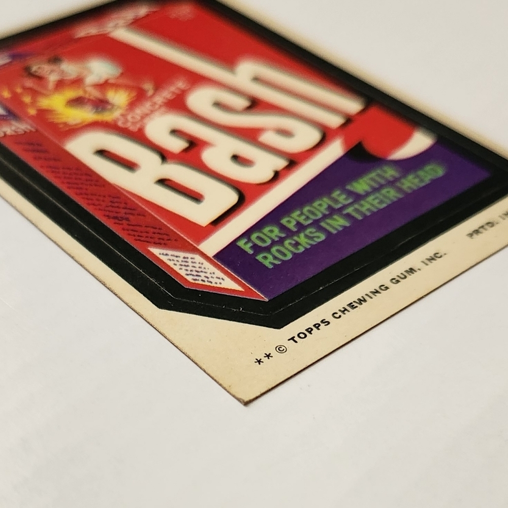 ✨ Vintage 1970s Wacky Packages Sticker - "Bash" Concrete Detergent - Picture 8 of 12